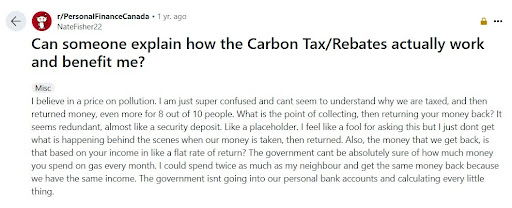 reddit conversation on carbon tax